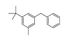 1-benzyl-3-tert-butyl-5-methylbenzene结构式