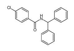 N-benzhydryl-4-chlorobenzamide Structure