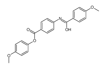 (4-methoxyphenyl) 4-[(4-methoxybenzoyl)amino]benzoate Structure