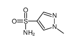 1H-Pyrazole-4-sulfonamide,1-methyl-(9CI) Structure