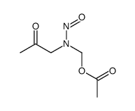 [nitroso(2-oxopropyl)amino]methyl acetate Structure