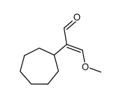 2-Cycloheptyl-3-methoxy-2-propenal结构式