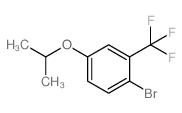 1-BROMO-4-ISOPROPOXY-2-(TRIFLUOROMETHYL)BENZENE Structure