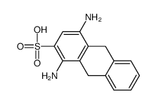 1,4-diamino-9,10-dihydroanthracene-2-sulfonic acid Structure