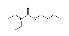 DIETHYL-THIOCARBAMIC ACID S-BUTYL ESTER Structure