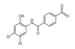 N-(4,5-dichloro-2-hydroxyphenyl)-4-nitrobenzamide结构式