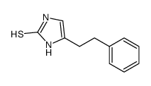 4-(2-phenylethyl)-1,3-dihydroimidazole-2-thione结构式