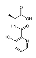 (S)-2-(3-hydroxypicolinamido)propanoic acid Structure