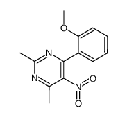 (2-methoxyphenyl)-2,4-dimethyl-5-nitropyridine Structure