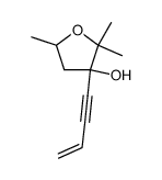 3-but-3-en-1-ynyl-2,2,5-trimethyl-tetrahydro-furan-3-ol Structure