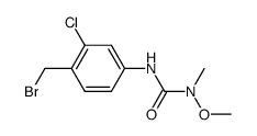 2-chloro-4-[(N-methoxy-N-methylamino)carbonylamino]phenylmethyl bromide结构式