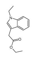 ethyl 2-(1-ethylindol-3-yl)acetate Structure