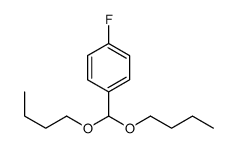 1-(dibutoxymethyl)-4-fluorobenzene结构式