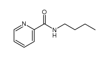 2-(N-butylaminocarbonyl)pyridine结构式