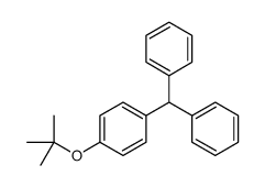 1-benzhydryl-4-[(2-methylpropan-2-yl)oxy]benzene结构式
