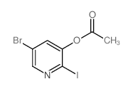 5-溴-2-碘吡啶-3-乙酸结构式
