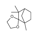 2',2',4'-trimethylspiro[1,3-dioxolane-2,3'-bicyclo[2.2.1]heptane] Structure