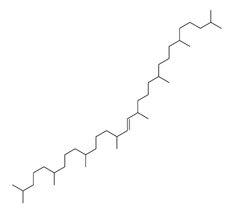 2,6,10,14,17,21,25,29-octamethyltriacont-15-ene结构式