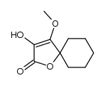 3-hydroxy-4-methoxy-1-oxaspiro[4.5]dec-3-en-2-one结构式