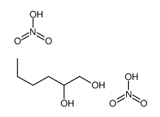 hexane-1,2-diol,nitric acid结构式