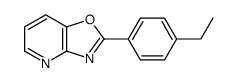 2-(4-ethylphenyl)-[1,3]oxazolo[4,5-b]pyridine Structure