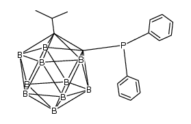 1C-diphenylphosphino-2C-isopropyl-o-carborane Structure
