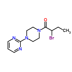 2-[4-(2-Bromobutanoyl)Piperazin-1-Yl]Pyrimidine Structure