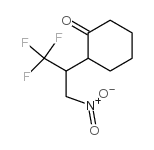 2-(1-三氟甲基-2-硝基乙基)环己酮结构式