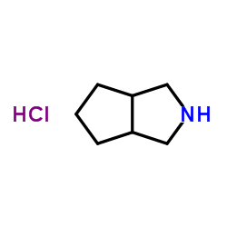 3-氮杂双环[3.3.0]辛烷盐酸盐结构式