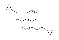 2-[[4-(oxiran-2-ylmethoxy)-5,8-dihydronaphthalen-1-yl]oxymethyl]oxirane Structure