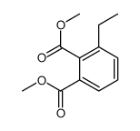 dimethyl 3-ethylbenzene-1,2-dicarboxylate结构式