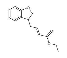 (E)-ethyl 4-(2,3-dihydrobenzofuran-3-yl)but-2-enoate Structure