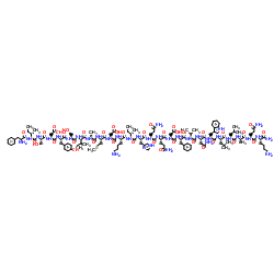 Gastric Inhibitory Polypeptide (6-30) amide (human) trifluoroacetate salt Structure