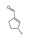 1-Cyclopentene-1-carboxaldehyde, 3-methyl-, (R)- (9CI)结构式
