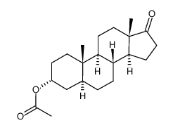 乙酸雄甾酮结构式