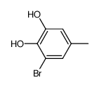 3-溴-5-甲基苯-1,2-二酚结构式