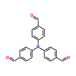 三(4-甲酰苯基)胺结构式