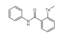 2-methyltelluro-N-phenylbenzamide Structure