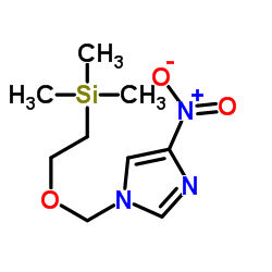 4-Nitro-1-{[2-(trimethylsilyl)ethoxy]methyl}-1H-imidazole Structure