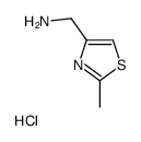 (2-methyl-1,3-thiazol-4-yl)methanamine,hydrochloride Structure