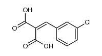 (3-chloro-benzylidene)-malonic acid结构式