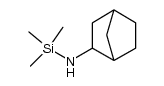 N-trimethylsilyl-2-aminonorbornane结构式