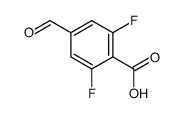 2,6-difluoro-4-formylbenzoic acid Structure