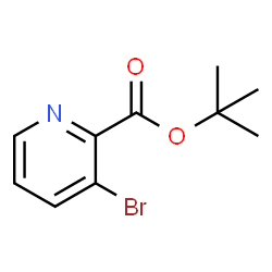 3-溴吡啶甲酸叔丁酯结构式