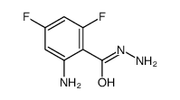 2-amino-4,6-difluorobenzohydrazide Structure