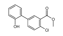 methyl 2-chloro-5-(2-hydroxyphenyl)benzoate Structure