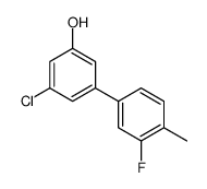 3-chloro-5-(3-fluoro-4-methylphenyl)phenol结构式