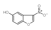 3-硝基苯并呋喃-5-醇结构式
