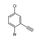 1-Bromo-4-chloro-2-ethynylbenzene Structure