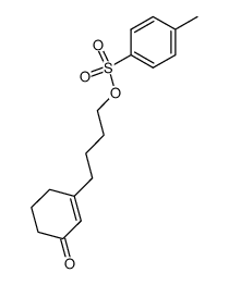 4-(3-oxocyclohex-1-en-1-yl)butyl 4-methylbenzenesulfonate Structure